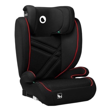 Lionelo - Seggiolino auto HUGO i-Dimensioni 100-150 cm nero/rosso