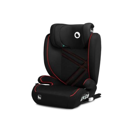 Lionelo - Seggiolino auto HUGO i-Dimensioni 100-150 cm nero/rosso