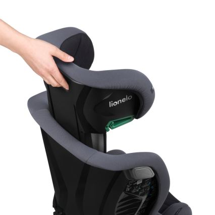 Lionelo - Seggiolino auto IGO i-Size 100-150 cm Grigio Grafite