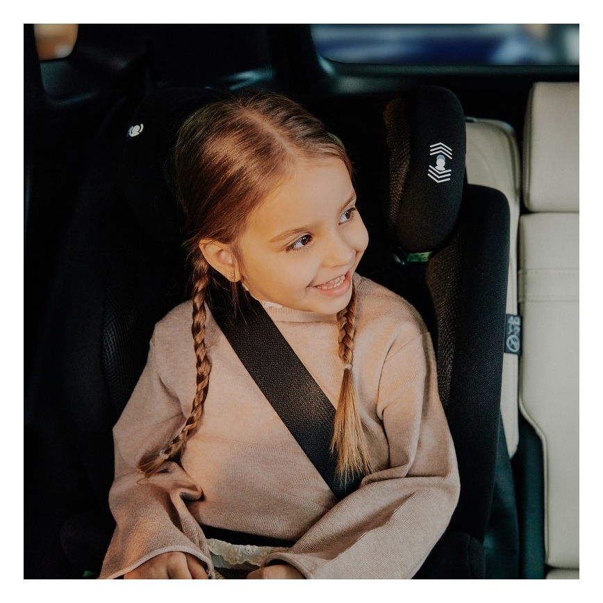 Lionelo - Seggiolino auto IGO i-Size 100-150 cm Nero Carbonio