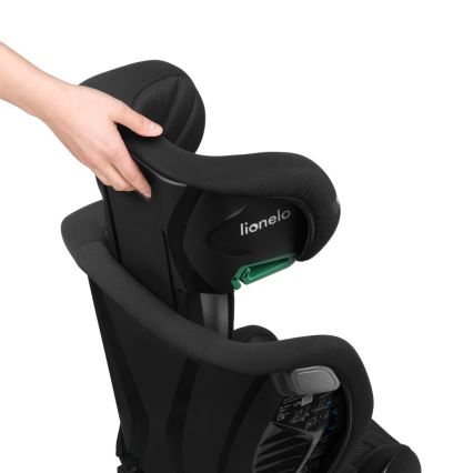 Lionelo - Seggiolino auto IGO i-Size 100-150 cm Nero Carbonio