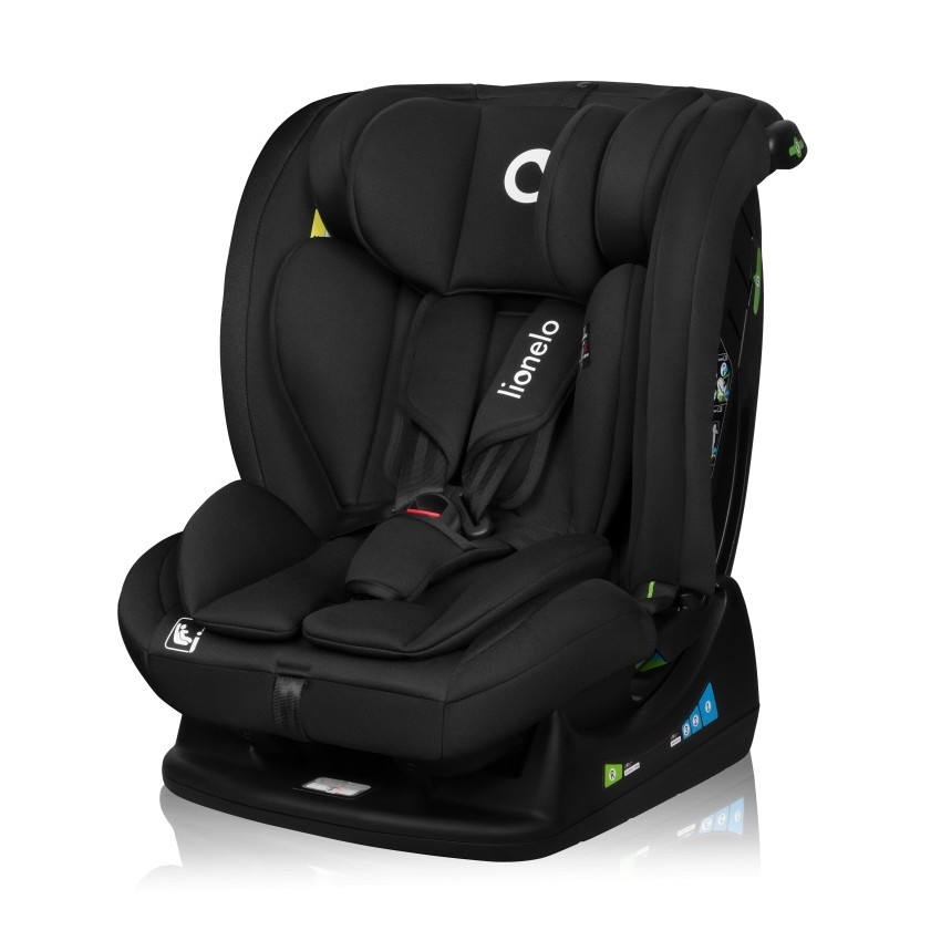 Lionelo - Seggiolino auto IZZY i-Size 40-150 cm Nero Carbonio