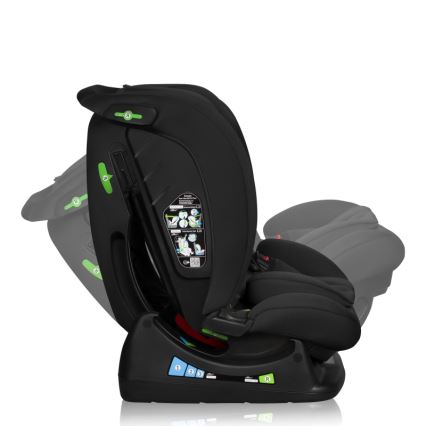 Lionelo - Seggiolino auto IZZY i-Size 40-150 cm Nero Carbonio