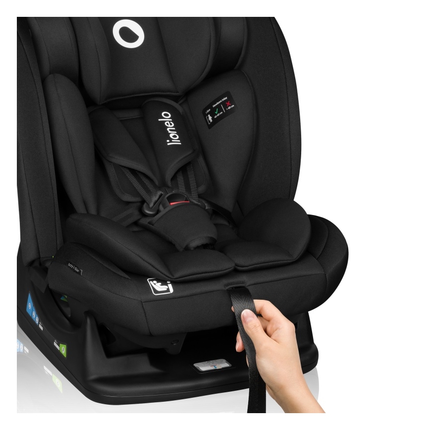 Lionelo - Seggiolino auto IZZY i-Size 40-150 cm Nero Carbonio