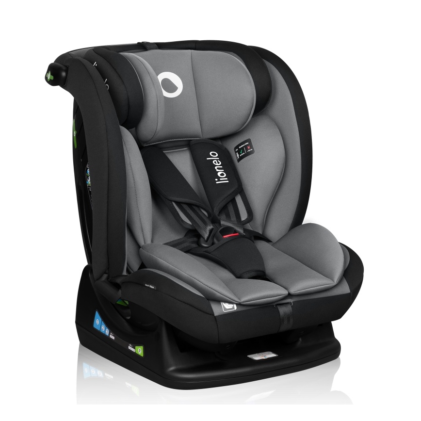 Lionelo - Seggiolino auto IZZY i-Size 40-150 cm Nero/Grigio