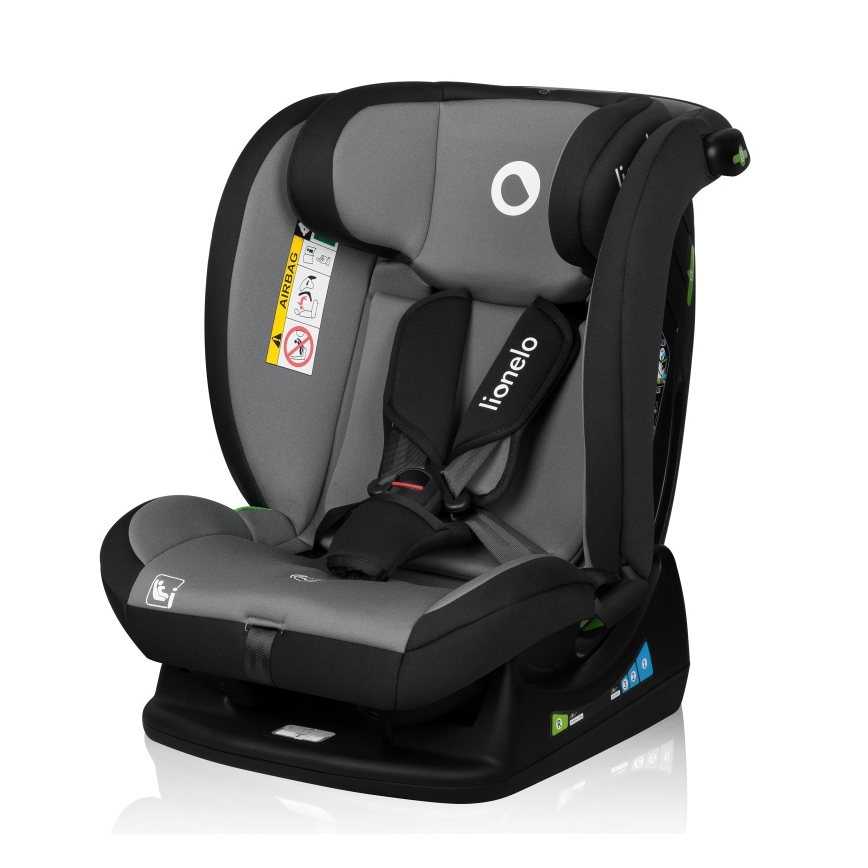 Lionelo - Seggiolino auto IZZY i-Size 40-150 cm Nero/Grigio
