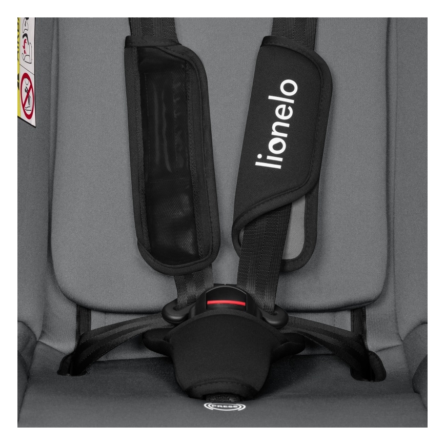 Lionelo - Seggiolino auto IZZY i-Size 40-150 cm Nero/Grigio