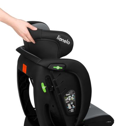 Lionelo - Seggiolino auto IZZY i-Size 40-150 cm Nero/Grigio