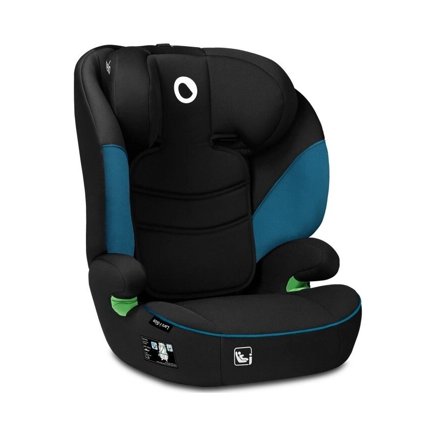 Lionelo - Seggiolino auto LARS i-Dimensioni 100-150 cm nero/blu