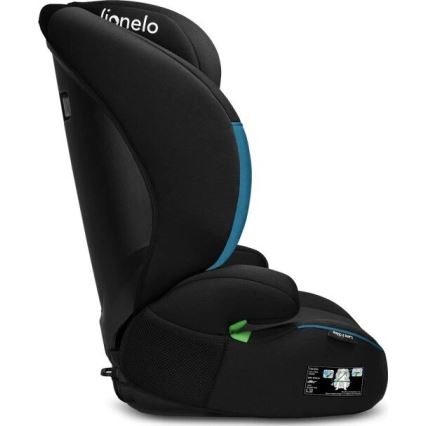Lionelo - Seggiolino auto LARS i-Dimensioni 100-150 cm nero/blu