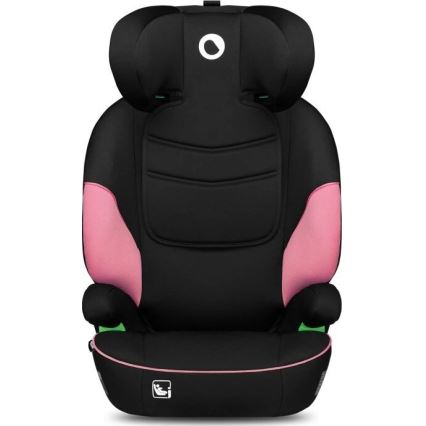 Lionelo - Seggiolino auto LARS i-Size 100-150 cm nero/rosa