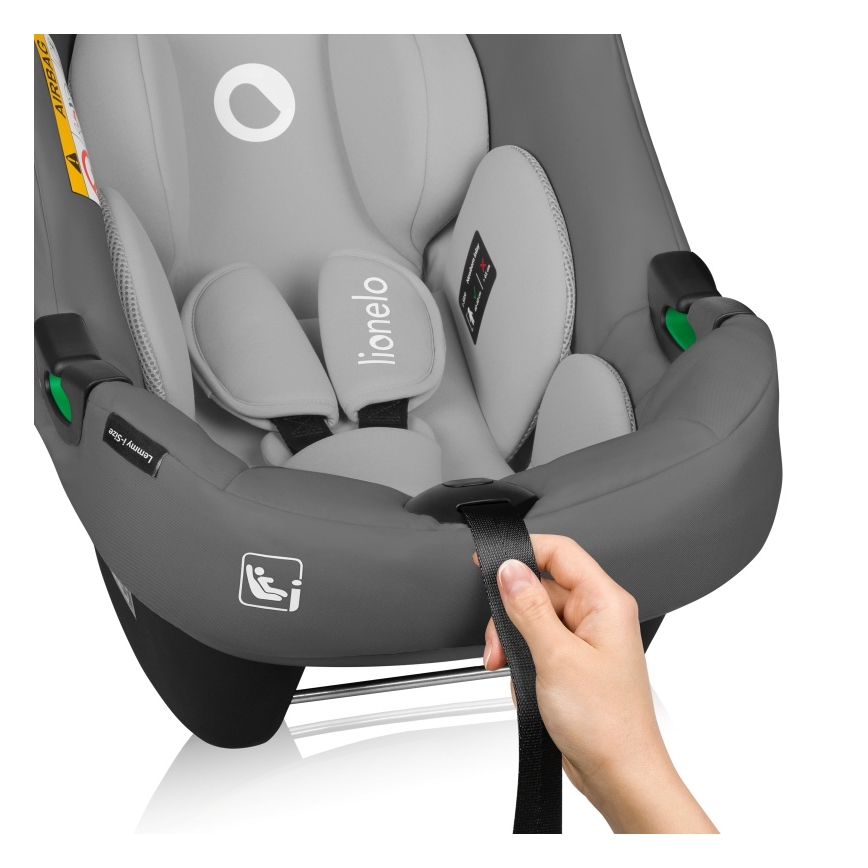 Lionelo - Seggiolino auto LEMMY i-Size 40-87 cm Grigio