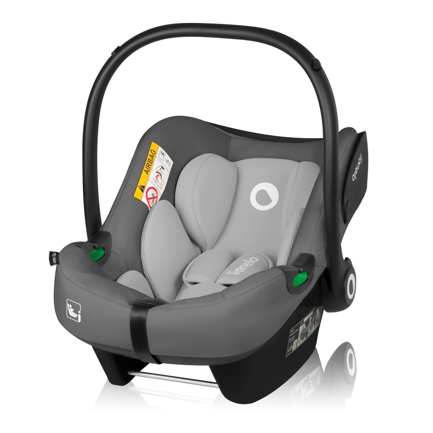 Lionelo - Seggiolino auto LEMMY i-Size 40-87 cm Grigio