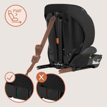 Lionelo - Seggiolino auto LEVI FIX i-Size 76-150 cm Grigio Stone