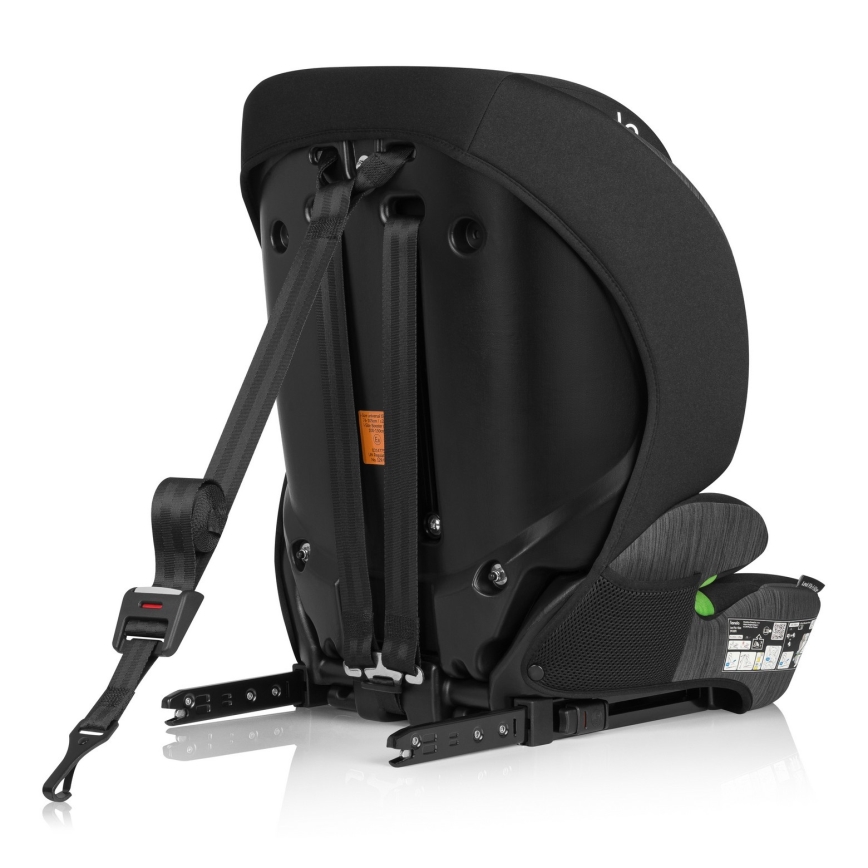 Lionelo - Seggiolino auto LEVI FIX i-Size 76-150 cm Grigio Stone