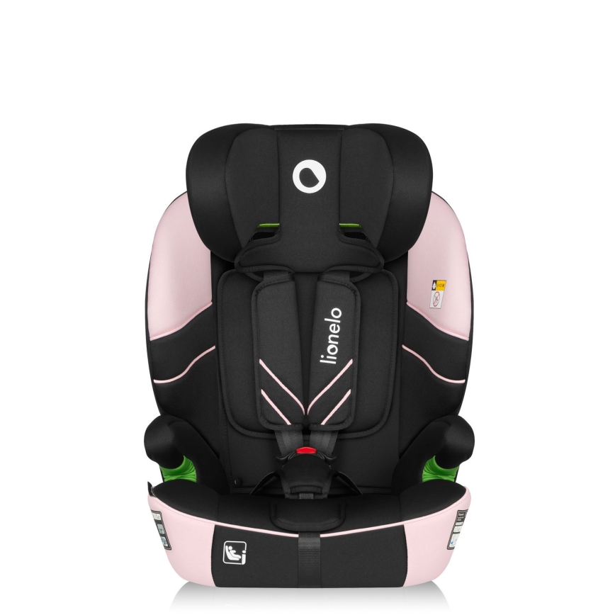 Lionelo - Seggiolino auto LEVI FIX i-Size 76-150 cm Rosa Baby
