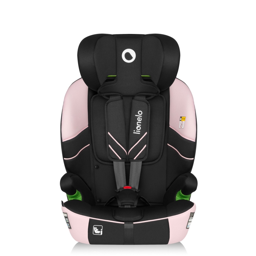 Lionelo - Seggiolino auto LEVI FIX i-Size 76-150 cm Rosa Baby