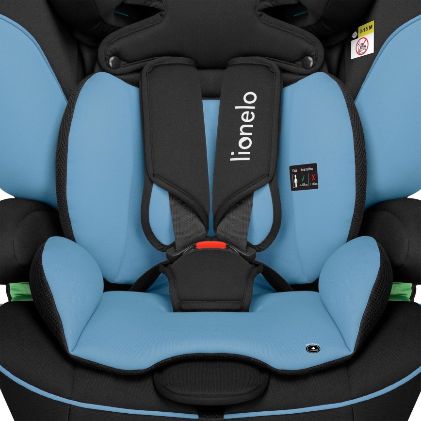 Lionelo - Seggiolino Auto LEVI i-Size 76-150 cm Blu Cobalto
