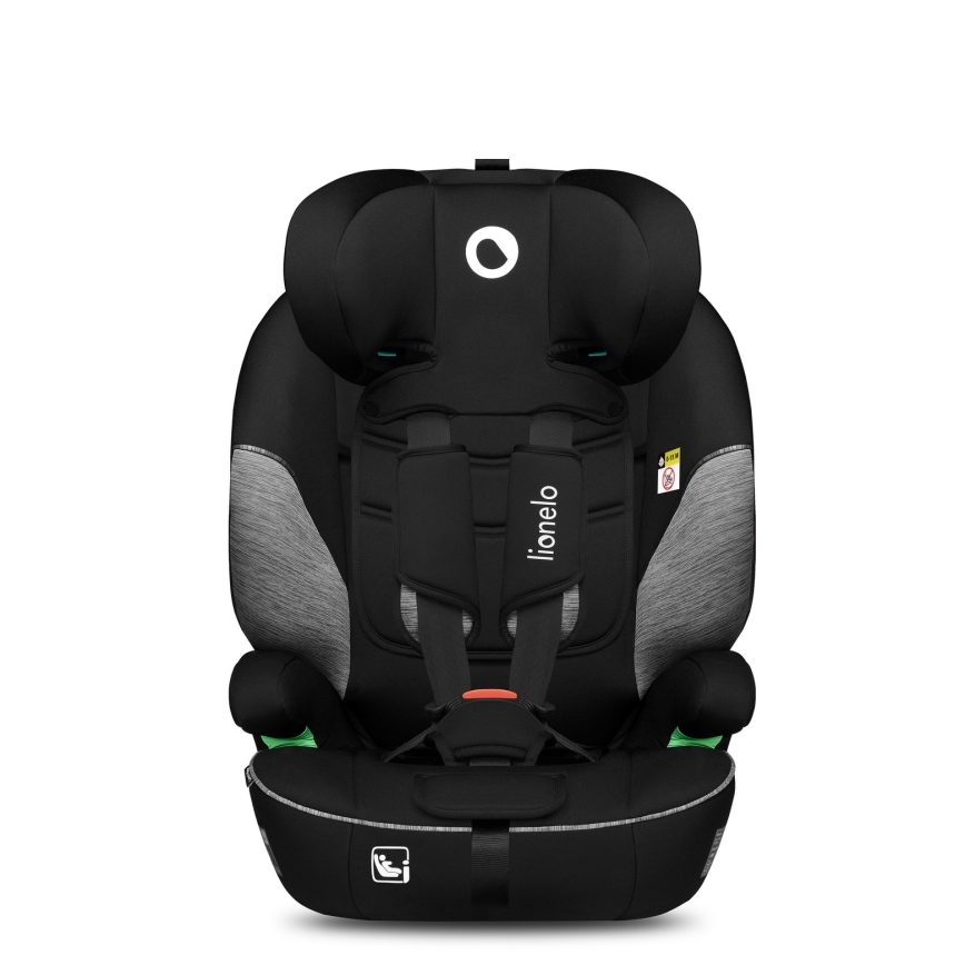 Lionelo - Seggiolino auto LEVI i-Size 76-150 cm Nero/Grigio