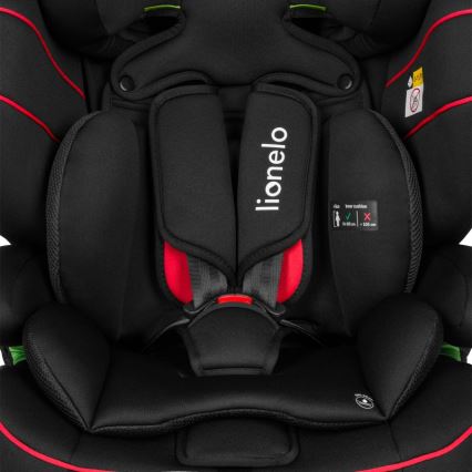 Lionelo - Seggiolino auto LEVI i-Size 76-150 cm Nero Sporty