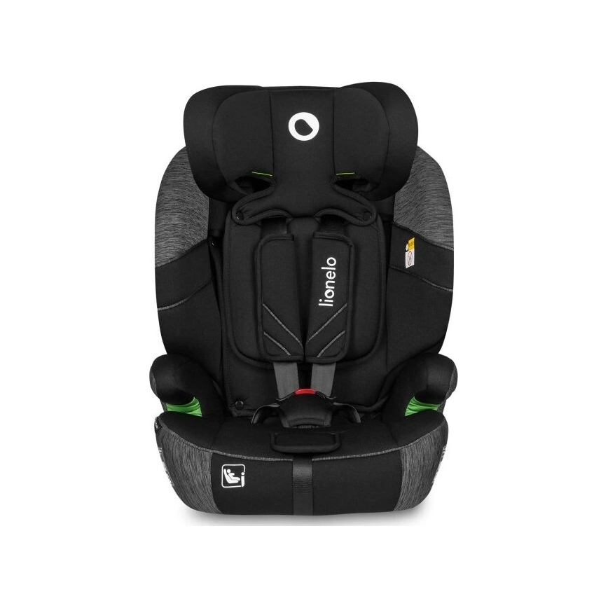 Lionelo - Seggiolino auto LEVI ONE i-Dimensioni 76-150 cm nero/grigio