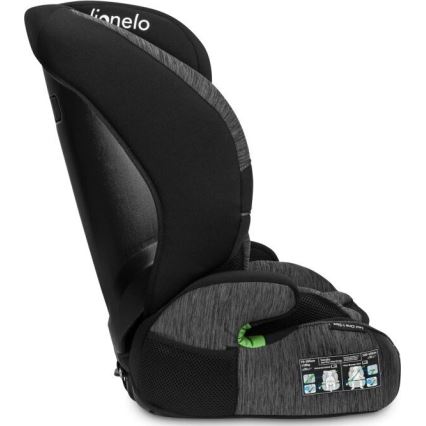 Lionelo - Seggiolino auto LEVI ONE i-Size 76-150 cm nero/grigio