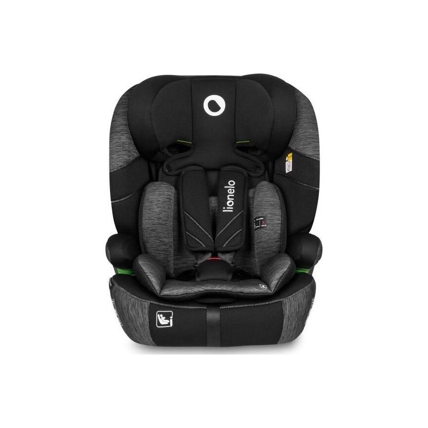 Lionelo - Seggiolino auto LEVI ONE i-Size 76-150 cm nero/grigio