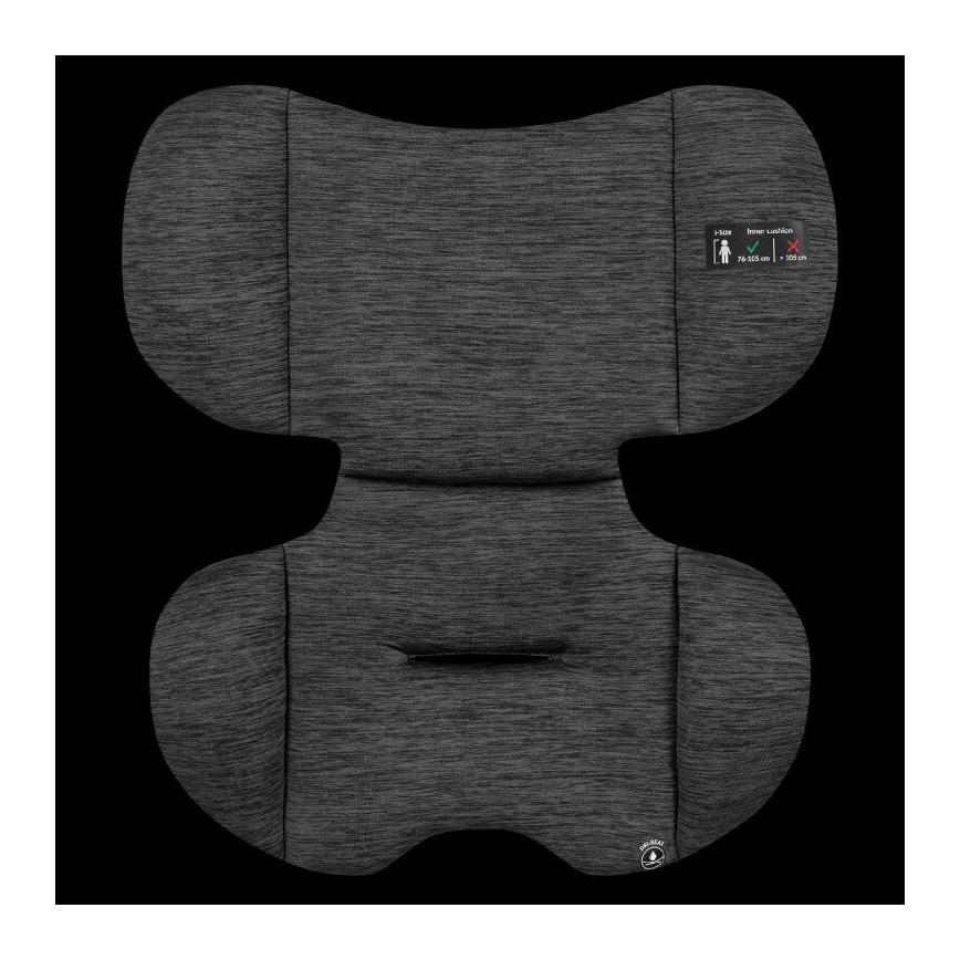 Lionelo - Seggiolino auto LEVI ONE i-Size 76-150 cm nero/grigio