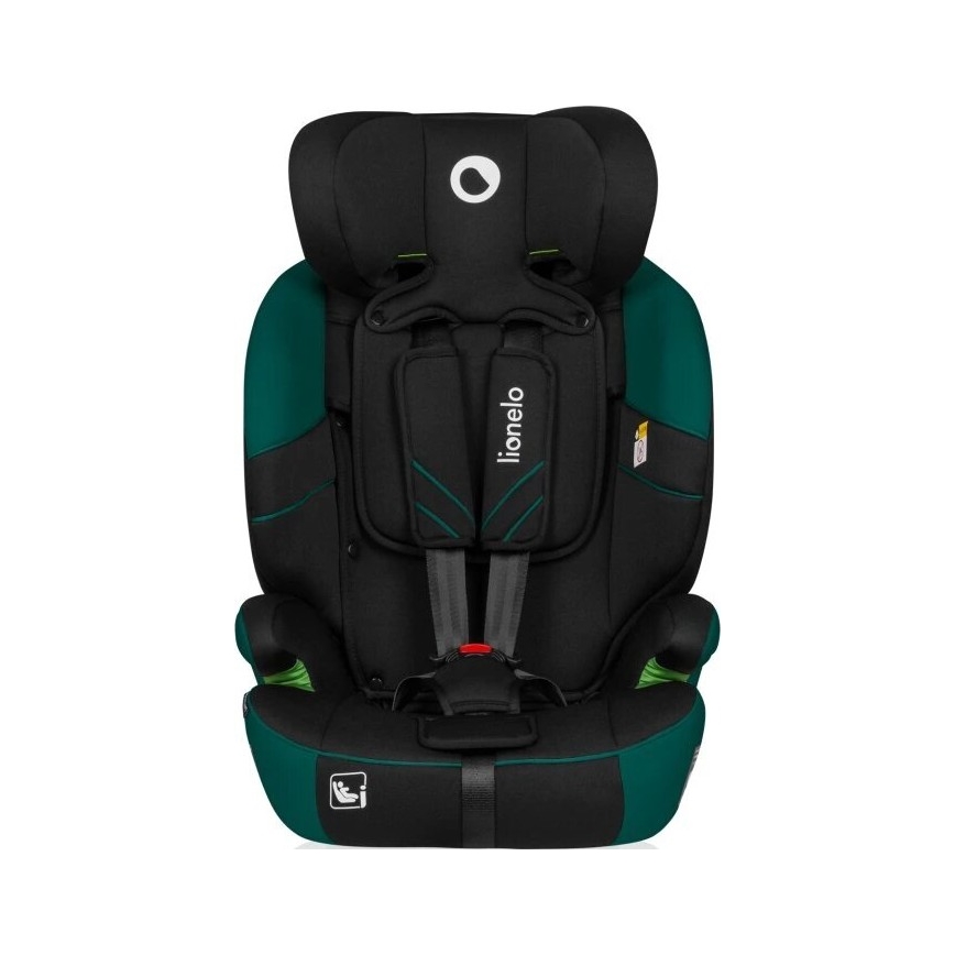 Lionelo - Seggiolino auto LEVI ONE i-Size 76-150 cm nero/verde