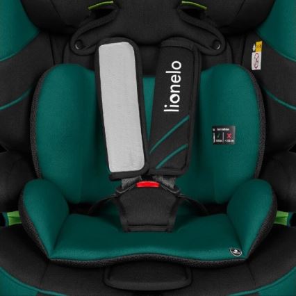 Lionelo - Seggiolino auto LEVI ONE i-Size 76-150 cm nero/verde