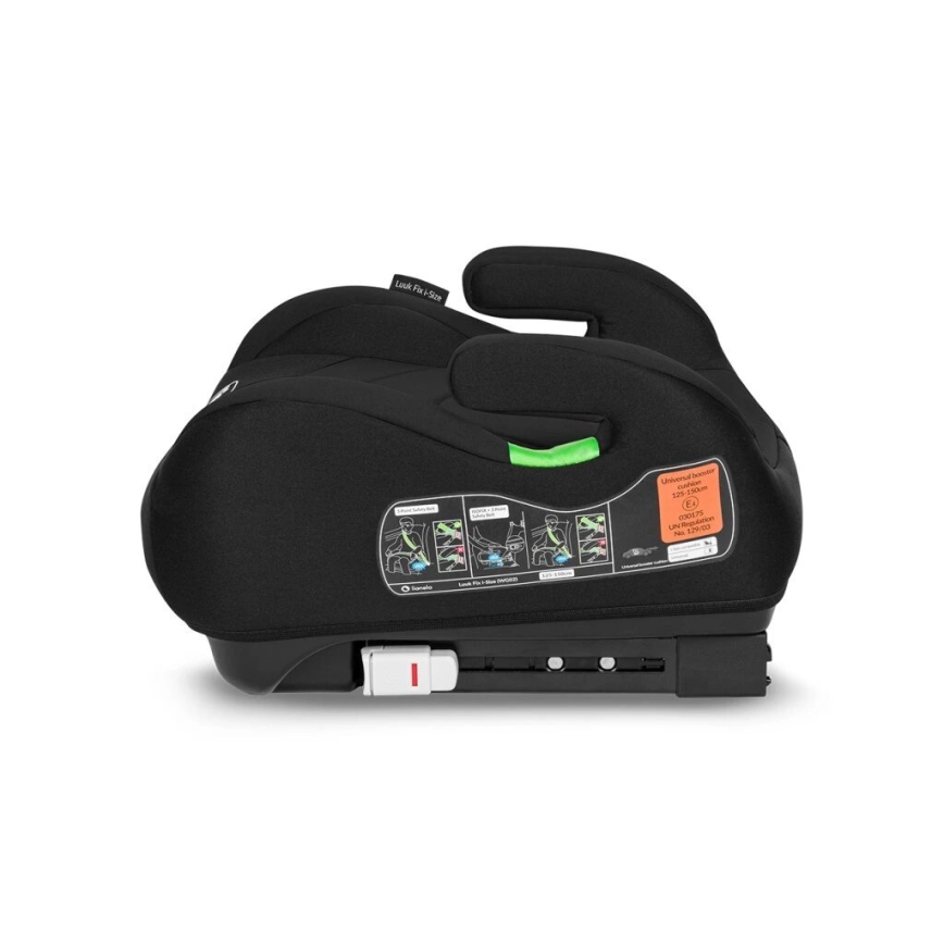 Lionelo - Seggiolino auto LUUK FIX i-Dimensioni 125-150 cm nero