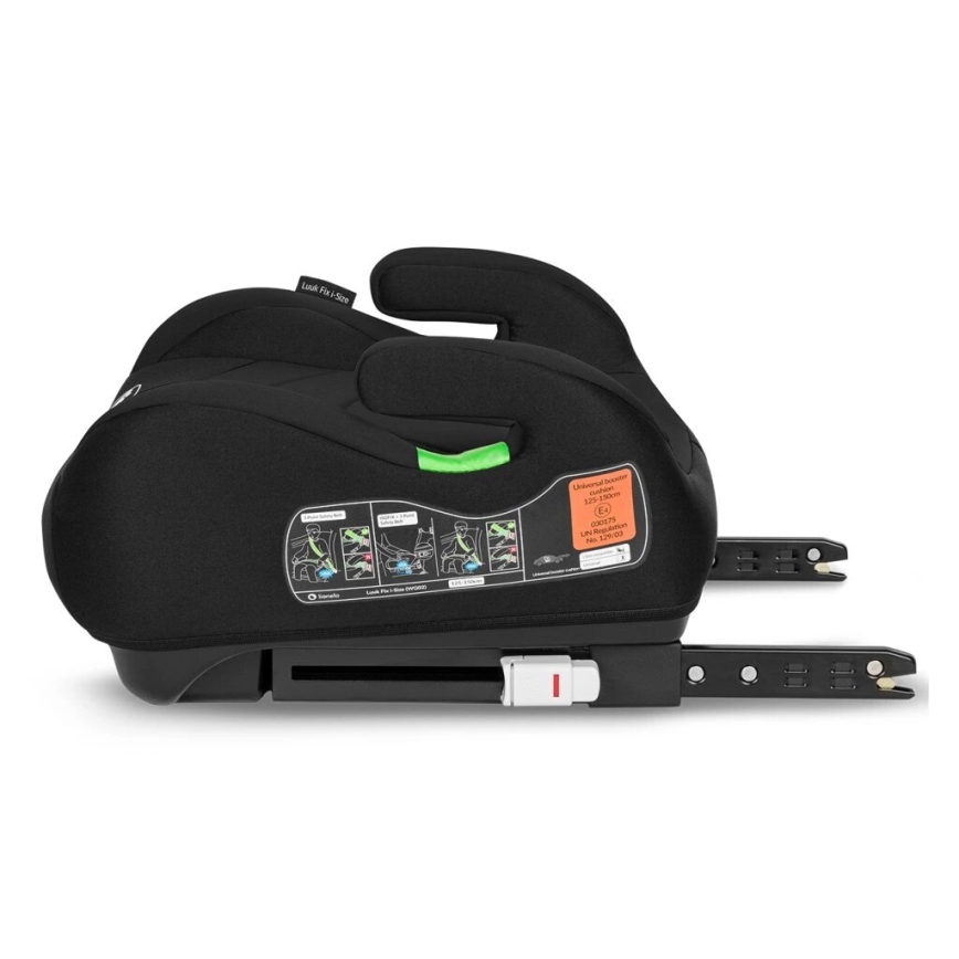 Lionelo - Seggiolino auto LUUK FIX i-Dimensioni 125-150 cm nero