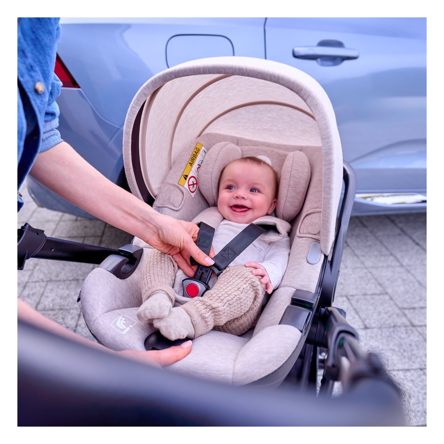 Lionelo - Seggiolino auto MOXIE i-Size 40-87 cm Beige Sand
