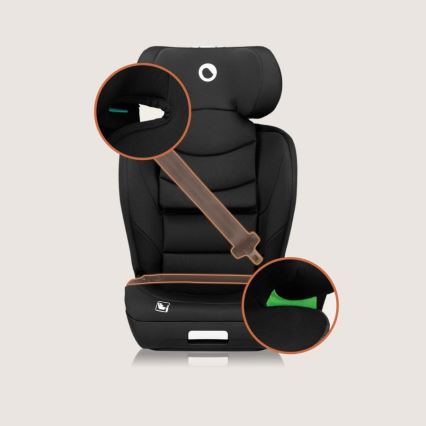 Lionelo - Seggiolino Auto NEAL i-Size 100-150 cm Carbonio Nero