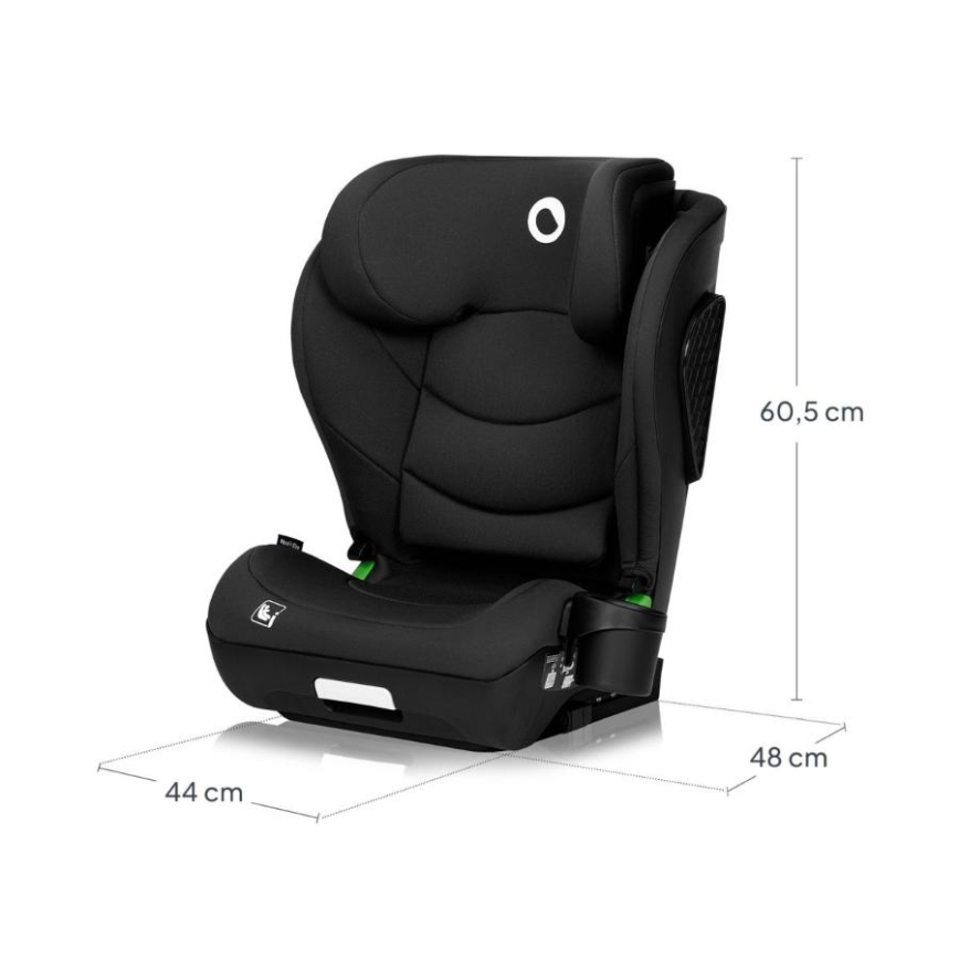 Lionelo - Seggiolino Auto NEAL i-Size 100-150 cm Carbonio Nero