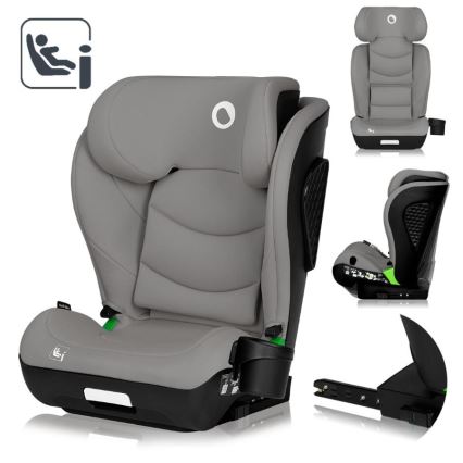Lionelo - Seggiolino auto NEAL i-Size 100-150 cm Grigio Cemento