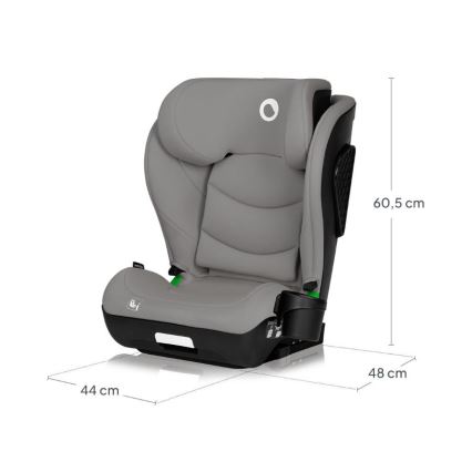 Lionelo - Seggiolino auto NEAL i-Size 100-150 cm Grigio Cemento