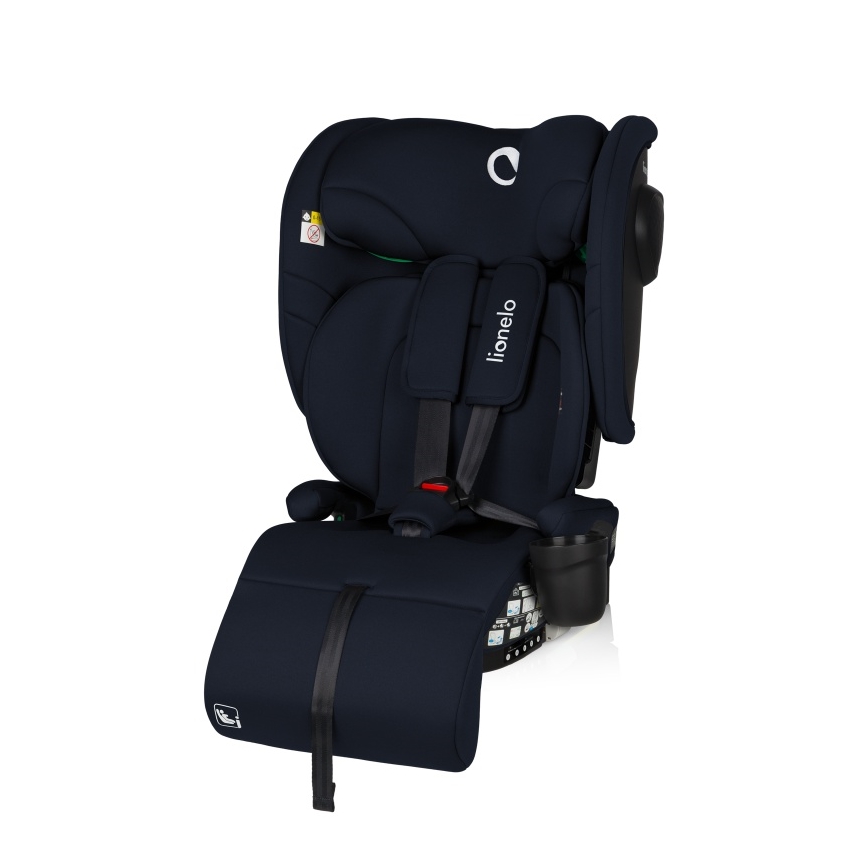 Lionelo - Seggiolino auto pieghevole NELLY i-Size 76-150 cm Blu Navy