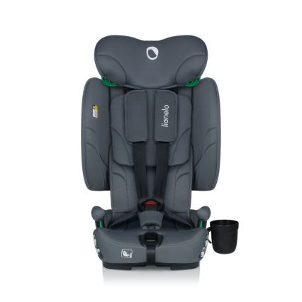 Lionelo - Seggiolino auto pieghevole NELLY i-Size 76-150 cm Grigio Grafite