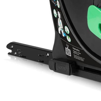 Lionelo - Seggiolino per auto con base girevole HARPER i-Size 76-150 cm Black Carbon