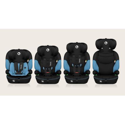 Lionelo - Seggiolino per auto LEVI i-Size 76-150 cm Blu Cobalto