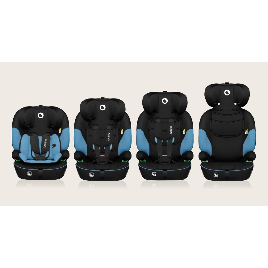 Lionelo - Seggiolino per auto LEVI i-Size 76-150 cm Blu Cobalto