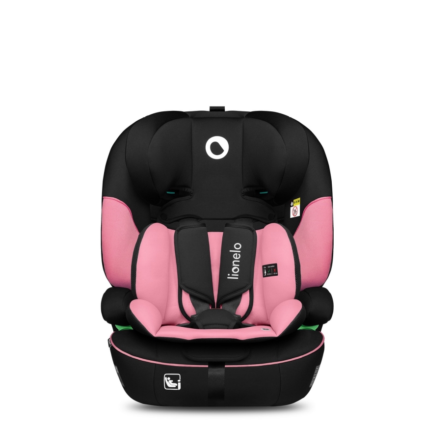 Lionelo - Seggiolino per auto LEVI i-Size 76-150 cm Rosa Baby