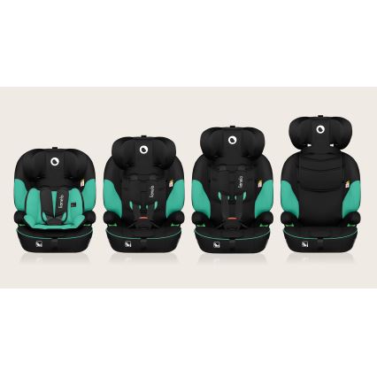 Lionelo - Seggiolino per auto LEVI i-Size da 76 a 150 cm Verde Smeraldo
