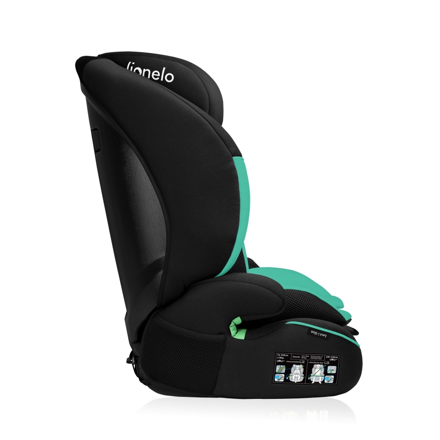 Lionelo - Seggiolino per auto LEVI i-Size da 76 a 150 cm Verde Smeraldo