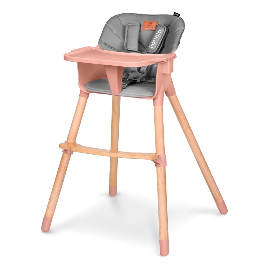 Lionelo - Seggiolone 2 in 1 KOEN Rosa