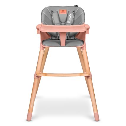 Lionelo - Seggiolone 2 in 1 KOEN Rosa