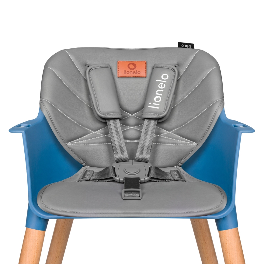 Lionelo - Seggiolone 2 in 1 per bambini KOEN Blue Sky