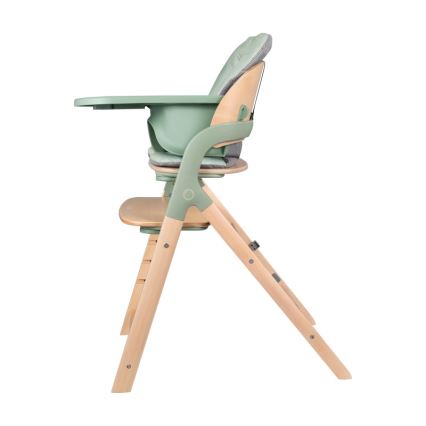 Lionelo - Seggiolone da pappa 3 in 1 MEGAN Legno Verde