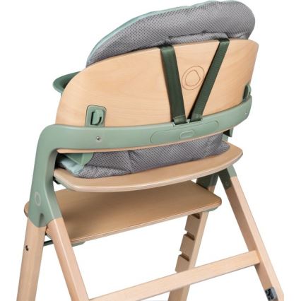 Lionelo - Seggiolone da pappa 3 in 1 MEGAN Legno Verde